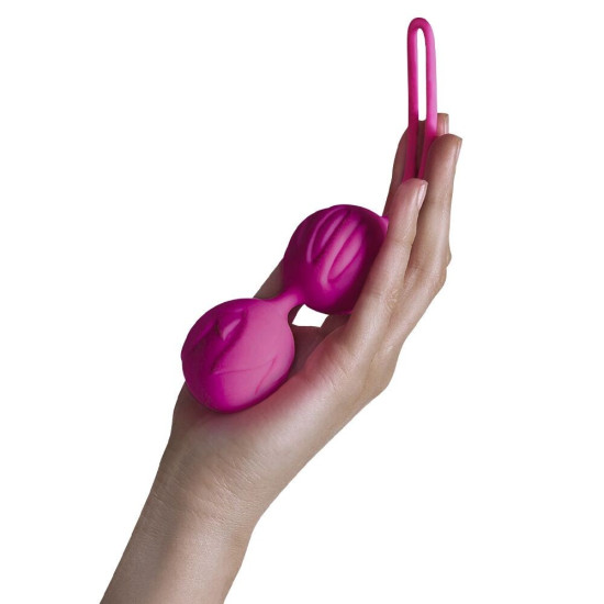 Вагинальные шарики, диаметр 4 см, вес 90 г, Adrien Lastic Geisha Lastic Balls BIG Magenta, L
