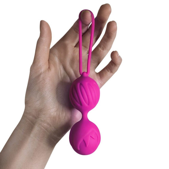 Вагинальные шарики, диаметр 4 см, вес 90 г, Adrien Lastic Geisha Lastic Balls BIG Magenta, L