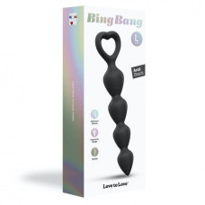 Анальная цепочка, черная Love To Love Bing Bang L Black Onyx