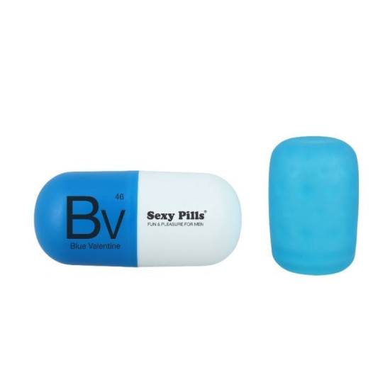 Мастурбатор-пилюля синего цвета Love To Love Sexy Pills Blue Valentine