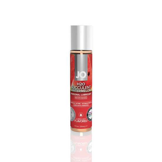 Їстівна інтимна змазка зі смаком кавуна на водній основі JO H2O Watermelon, 30 ml