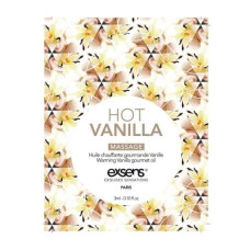 Пробник масажної олії зі смаком ванілі EXSENS Hot Vanilla, 3 ml