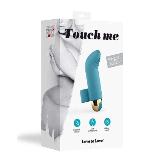 Вібратор на палець перезаряджається з потужним мотором Love To Love Touch Me Petrole