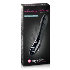 Вібратор з електростимуляцією, міостимулятор, чорний Mystim Sizzling Simon eStim Black