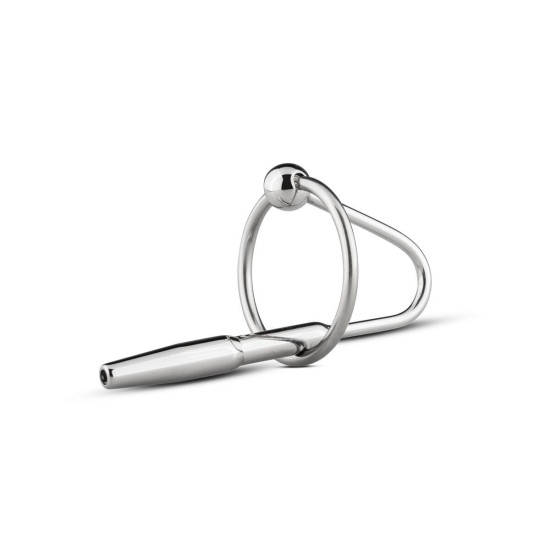 Уретральный стимулятор с двумя кольцами (2,5 см и 3 см) Sinner Gear Unbendable Sperm Stopper Hollow Ring