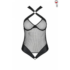 Сетчатое боди с халтером, черное Amanda Body Passion, S/M