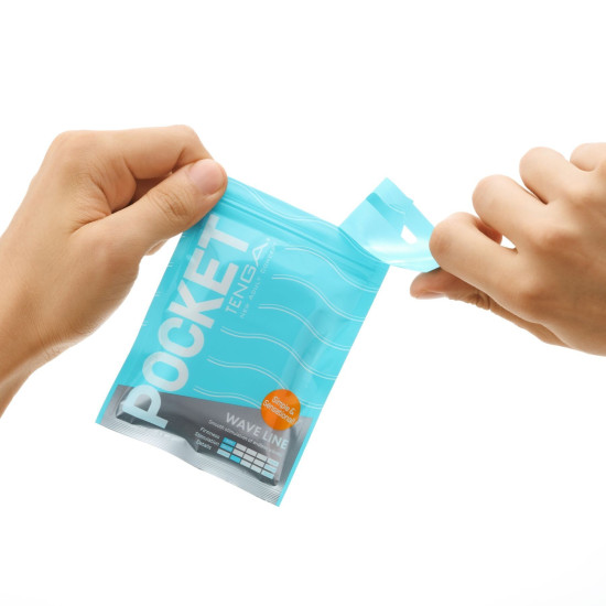 Мастурбатор Tenga Pocket Wave Line