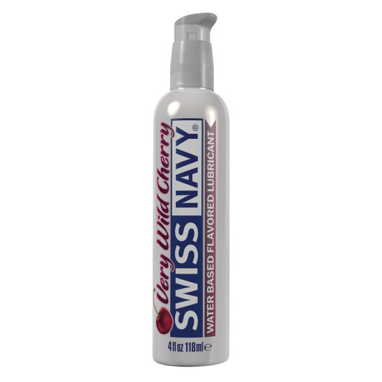 Съедобная интимная смазка со вкусом вишни на водной основе Swiss Navy Wild Cherry, 118 ml