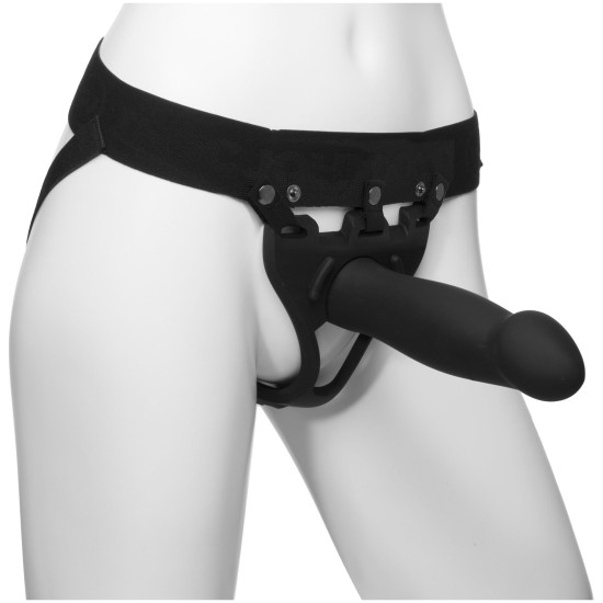 Страпон унісекс з порожнистою насадкою Doc Johnson Body Extensions Be Bold