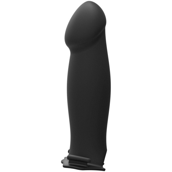 Страпон унісекс з порожнистою насадкою Doc Johnson Body Extensions Be Bold