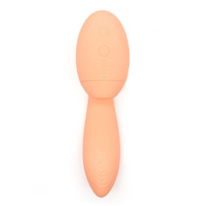 Вагінально-кліторальний вакуумний вібратор, помаранчевий KisToy Tina Mini Orange