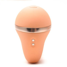 Вагінально-кліторальний вакуумний вібратор, помаранчевий KisToy Tina Mini Orange