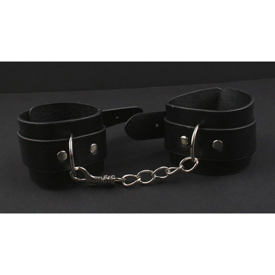 Набор для BDSM (плеть, кляп, наручники, маска, ошейник, веревка, зажимы), черный MAI BDSM Starter Kit Nº 75 Black