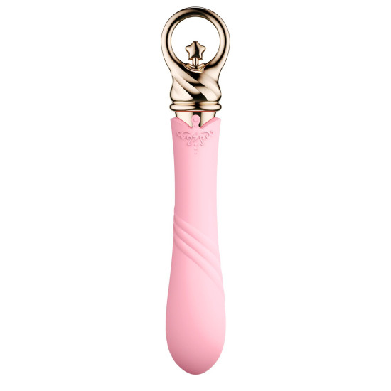 Вібратор для точки G з підігрівом, рожевий Zalo Sweet Magic Courage Fairy Pink