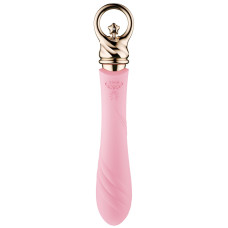 Вібратор для точки G з підігрівом, рожевий Zalo Sweet Magic Courage Fairy Pink