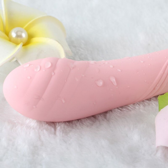 Вібратор для точки G з підігрівом, рожевий Zalo Sweet Magic Courage Fairy Pink