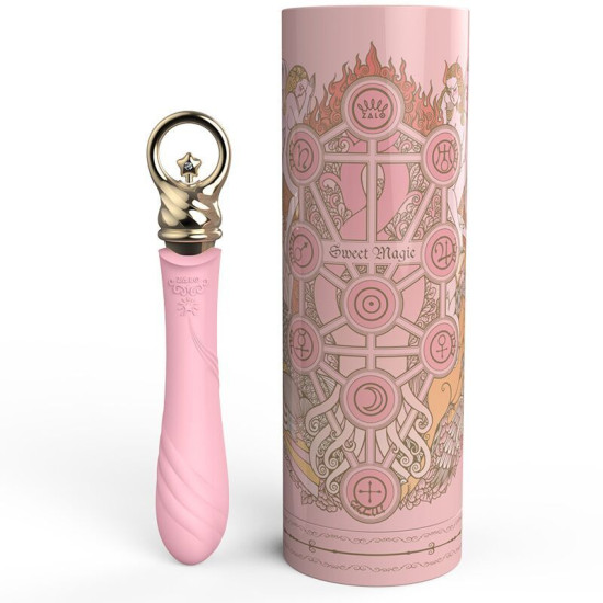 Вібратор для точки G з підігрівом, рожевий Zalo Sweet Magic Courage Fairy Pink