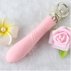 Вибратор для точки G с подогревом, розовый Zalo Sweet Magic Courage Fairy Pink