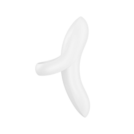 Вибратор на палец, гибкий, белый Satisfyer Bold Lover White