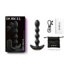 Анальный вибратор-бусы с гибким стволом и пультом ДУ Dorcel Flexi Balls