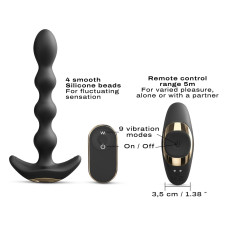 Анальный вибратор-бусы с гибким стволом и пультом ДУ Dorcel Flexi Balls