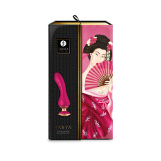 Вибратор для точки G с гибким стволом, малиновый Shunga Sanya Raspberry
