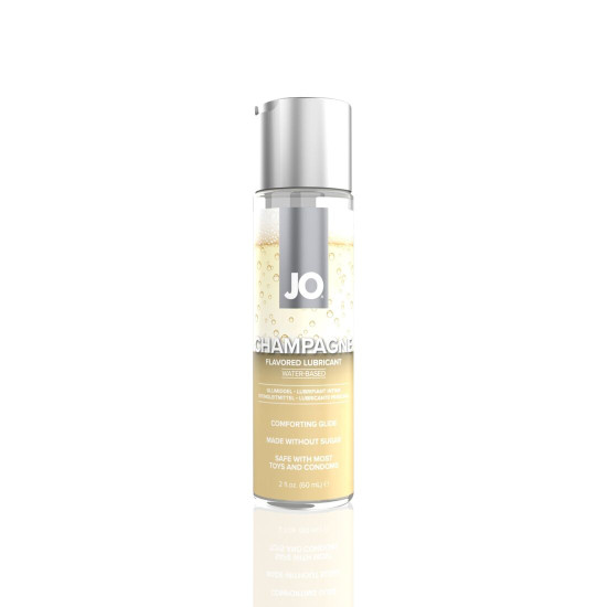 Съедобная интимная смазка со вкусом игристого на водной основе JO Champagne, 60 ml