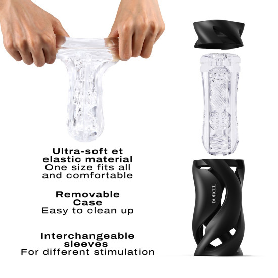 Мастурбатор, чорний Dorcel Deep Blow Black