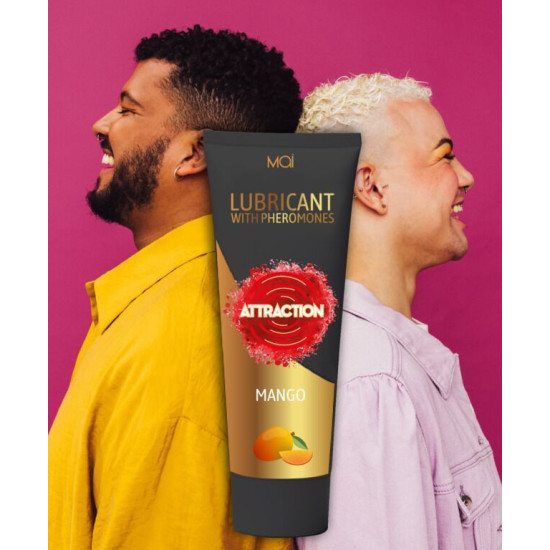 Змазка з феромонами та ароматом манго на водній основі MAI ATTRACTION MANGO, 100 ml