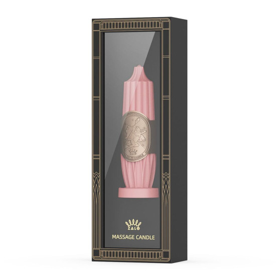 Розкішна масажна свічка, рожева Zalo Massage Candle Pink