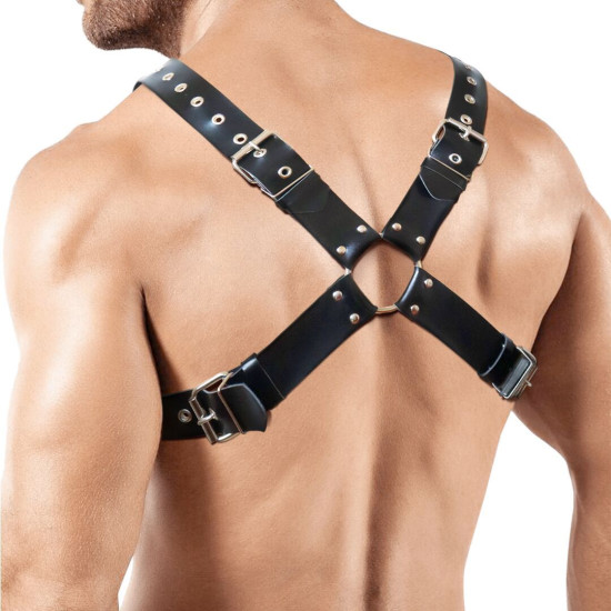Мужская портупея, чёрная Art of Sex Arcady Black, XS-M