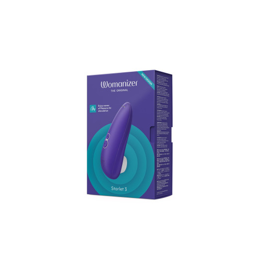 Вакуумний кліторальний стимулятор з компактним дизайном, індиго Womanizer Starlet 3 Indigo