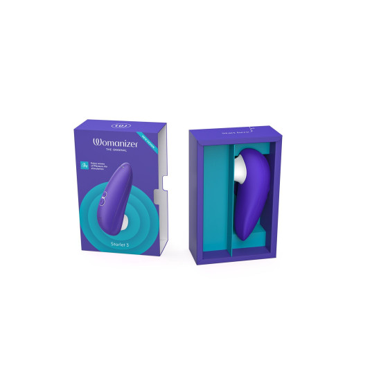 Вакуумний кліторальний стимулятор з компактним дизайном, індиго Womanizer Starlet 3 Indigo