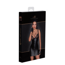 Мини-платье из материала с мокрым эффектом Noir Handmade F254 Powerwetlook Mini-Dress, M