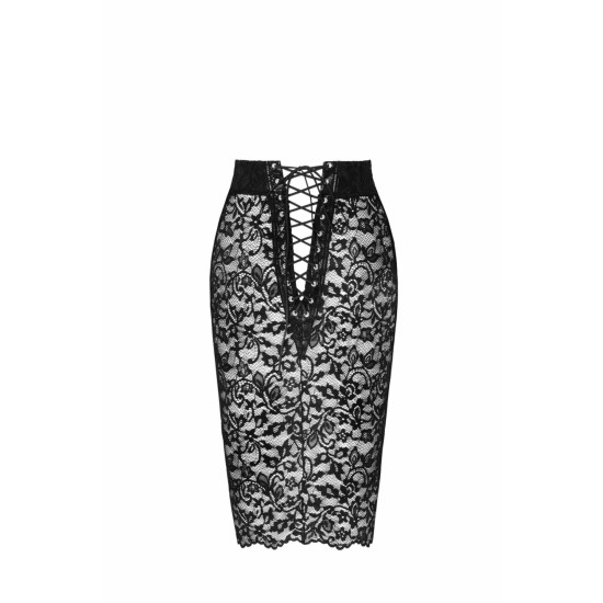 Спідниця міді з корсетним шнуруванням Noir Handmade F302 Ambivalence Lace Up Midi Skirt, M