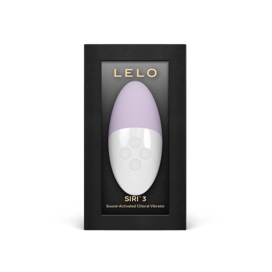 Музыкальный вибратор для клитора, вибрации в ритме звуков, сиреневый LELO SIRI 3 Calm Lavender
