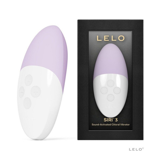 Музыкальный вибратор для клитора, вибрации в ритме звуков, сиреневый LELO SIRI 3 Calm Lavender