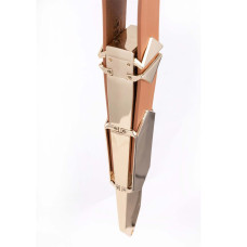 Регулируемая шлепалка, коричневая Lockink Adjustable Slapper for Impact Play Brown