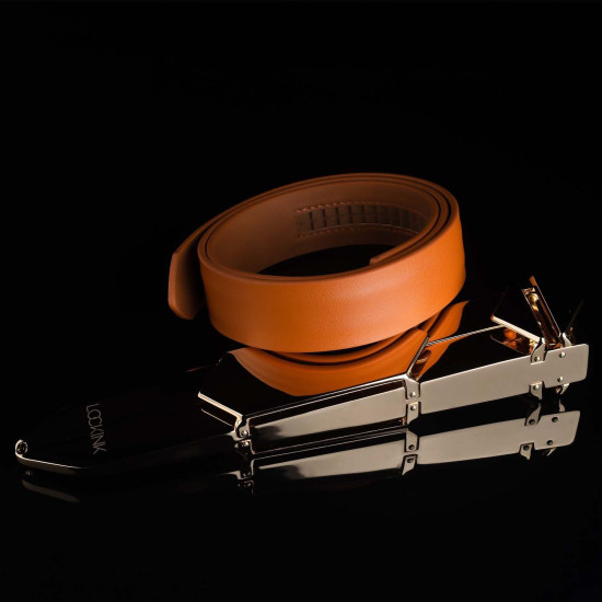 Регульована шльопалка, коричнева Lockink Adjustable Slapper for Impact Play Brown