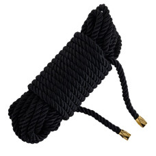 Веревка для Шибари, черная Lockink Sevanda Shibari Practice Rope Black, 8 м