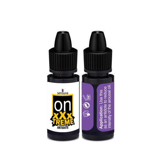 Возбуждающие капли для клитора с антидотом Sensuva On xXxTREME Arousal Oil, 5 ml with Antidote, 5 ml