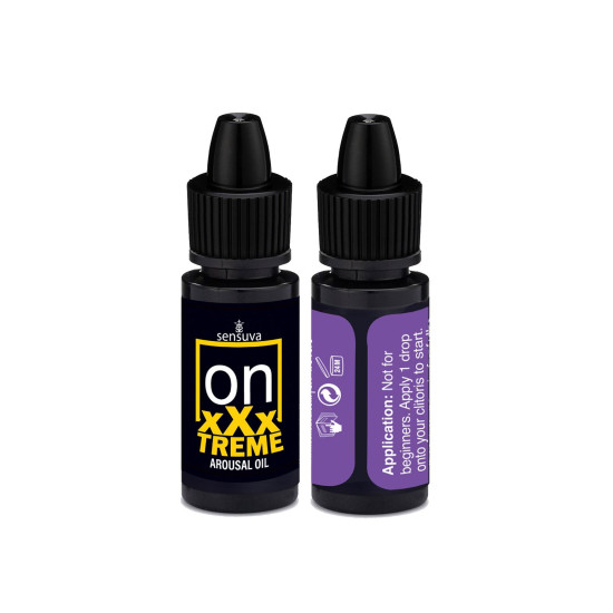 Возбуждающие капли для клитора с антидотом Sensuva On xXxTREME Arousal Oil, 5 ml with Antidote, 5 ml