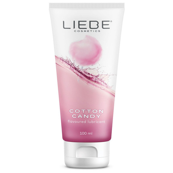 Лубрикант на водной основе со вкусом сахарной ваты Liebe Lubricant Cotton Candy, 100 мл