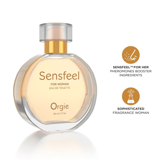Жіночі парфуми з феромонами, квітково-фруктовий аромат Orgie Sensfeel for Woman, 50 ml