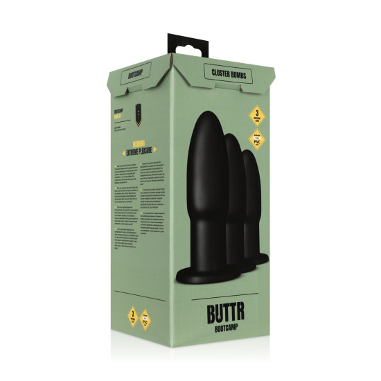 Набор анальных пробок BUTTR Cluster Bombs Anal Training Set