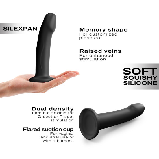 Фаллоимитатор на присоске, черный Dorcel Real Pleasure Black, XL