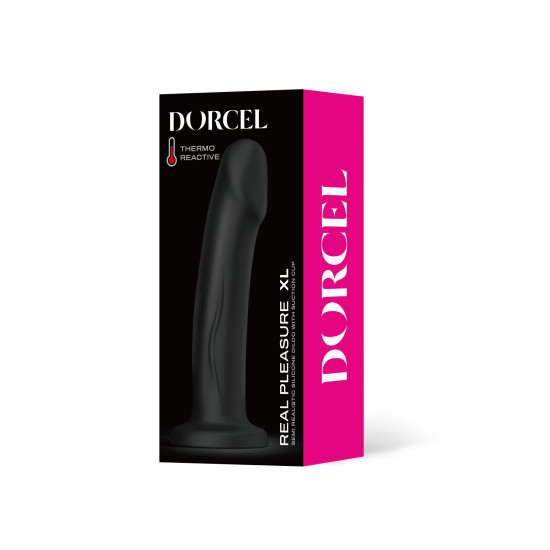 Фаллоимитатор на присоске, черный Dorcel Real Pleasure Black, XL