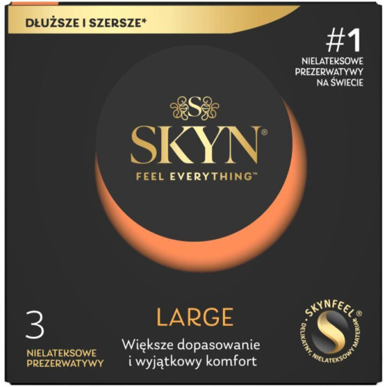 Презервативи збільшеного розміру SKYN Large, 3 шт
