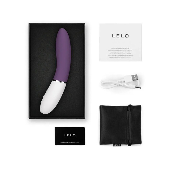 Вибратор с эргономичной формой, сливовый Lelo Liv 3 Plum