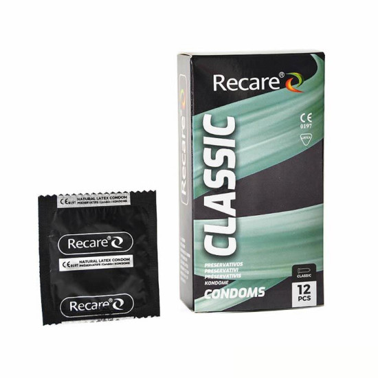 Классические презервативы, 12 шт Holographic Recare Classic Condoms